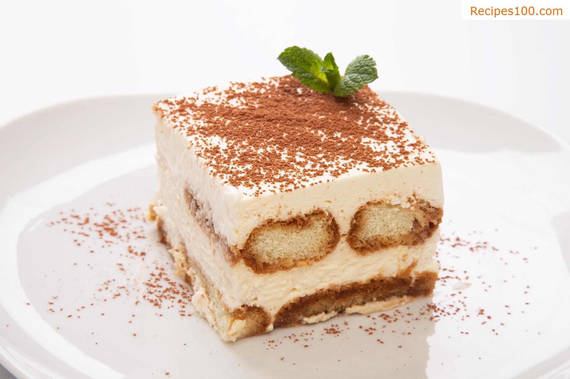 Authentic Italian tiramisu