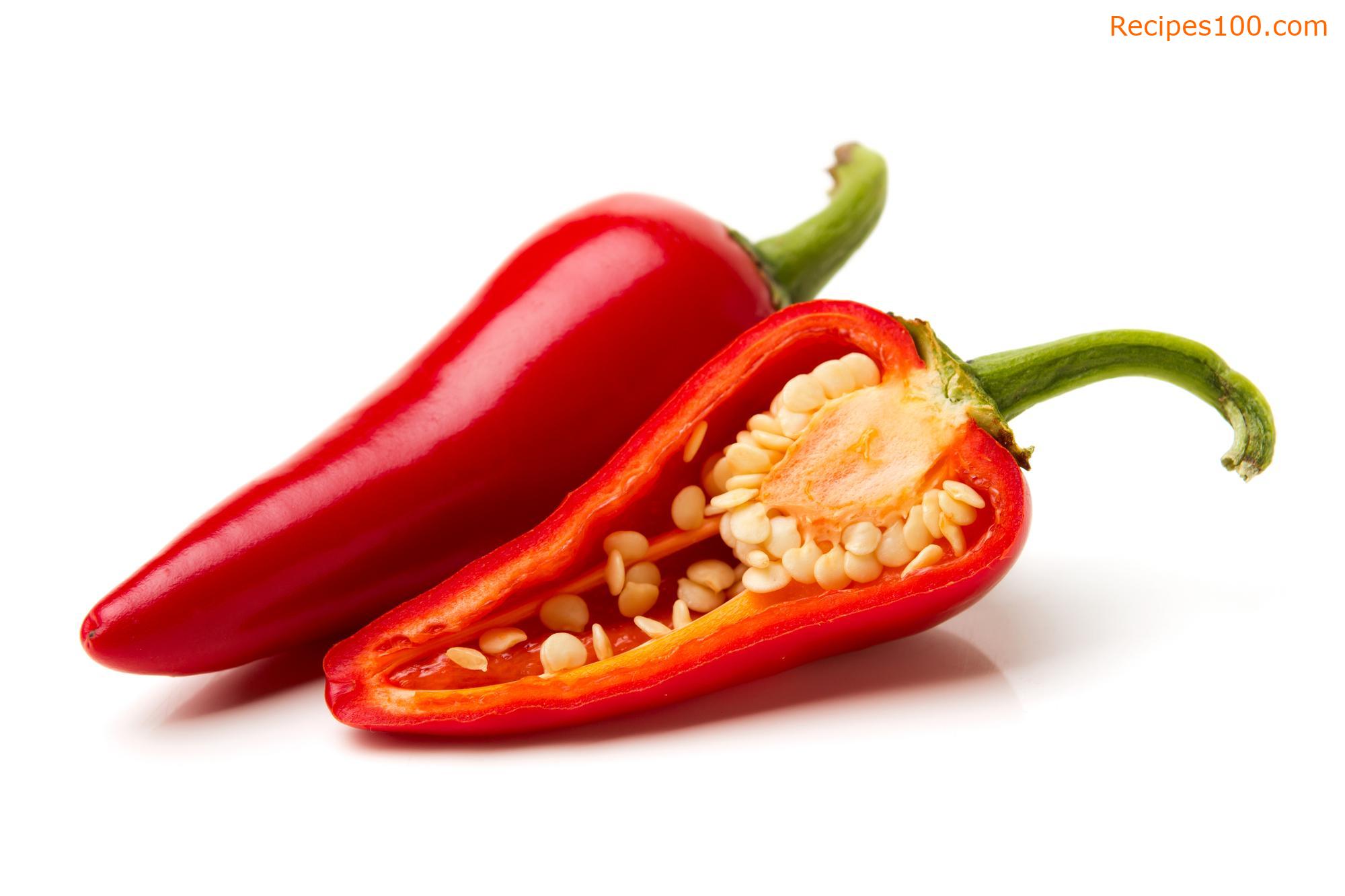 Baked peppers stuffed with goat cheese