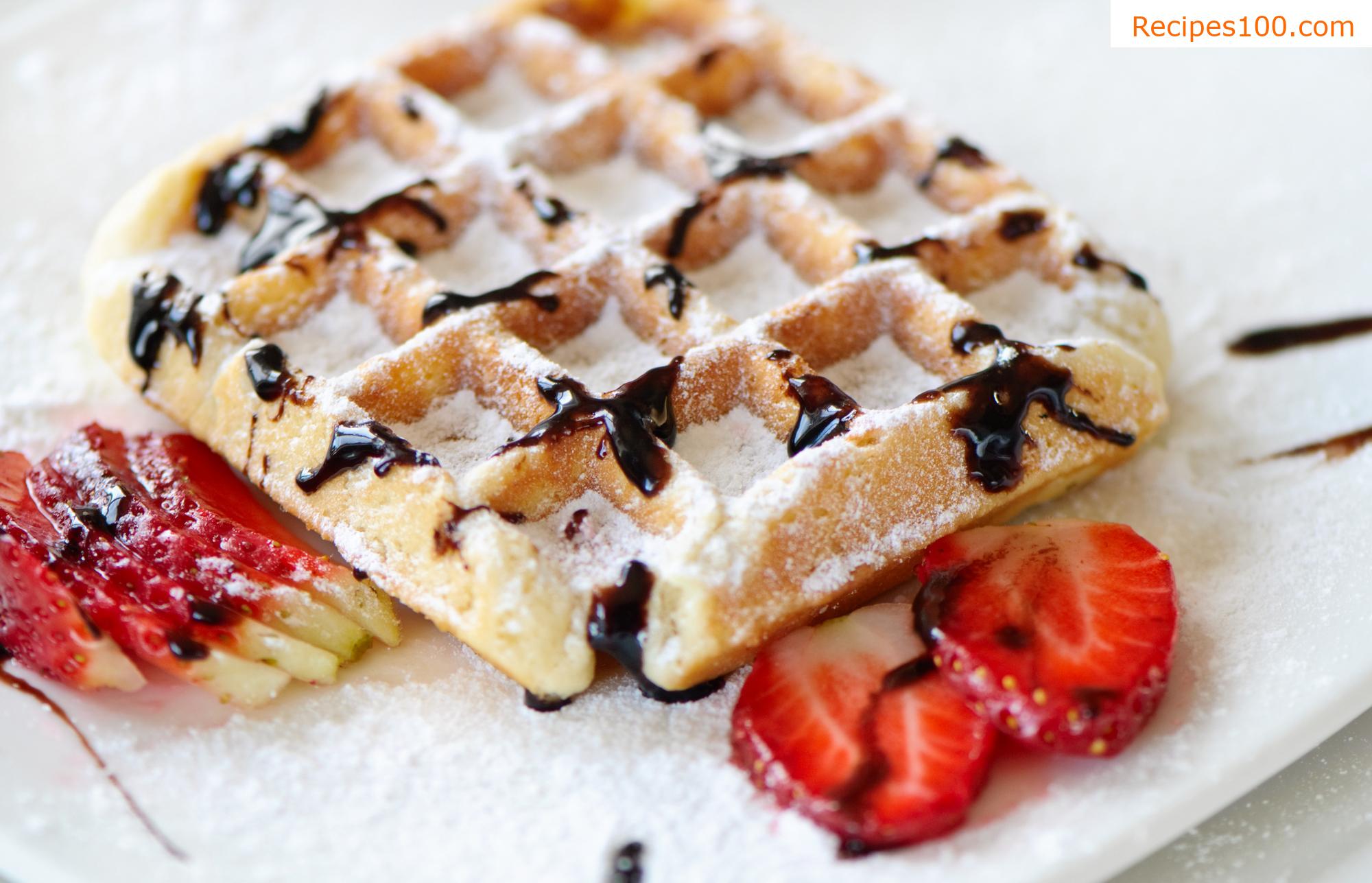 Breakfast waffles