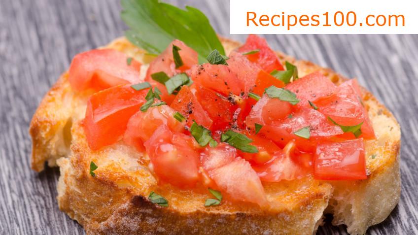Bruschetta with tomatoes