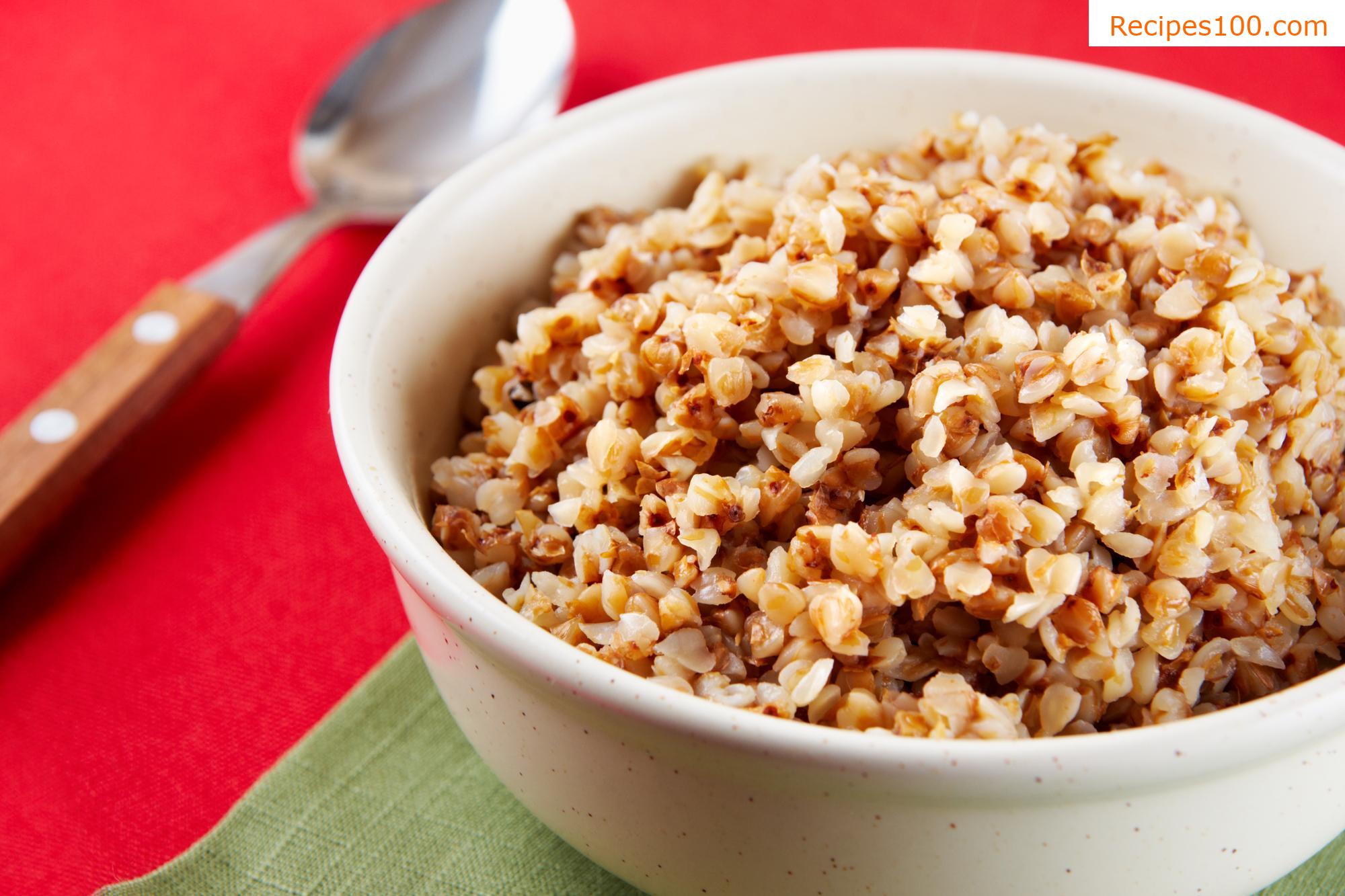 Buckwheat savory porridge - side dish