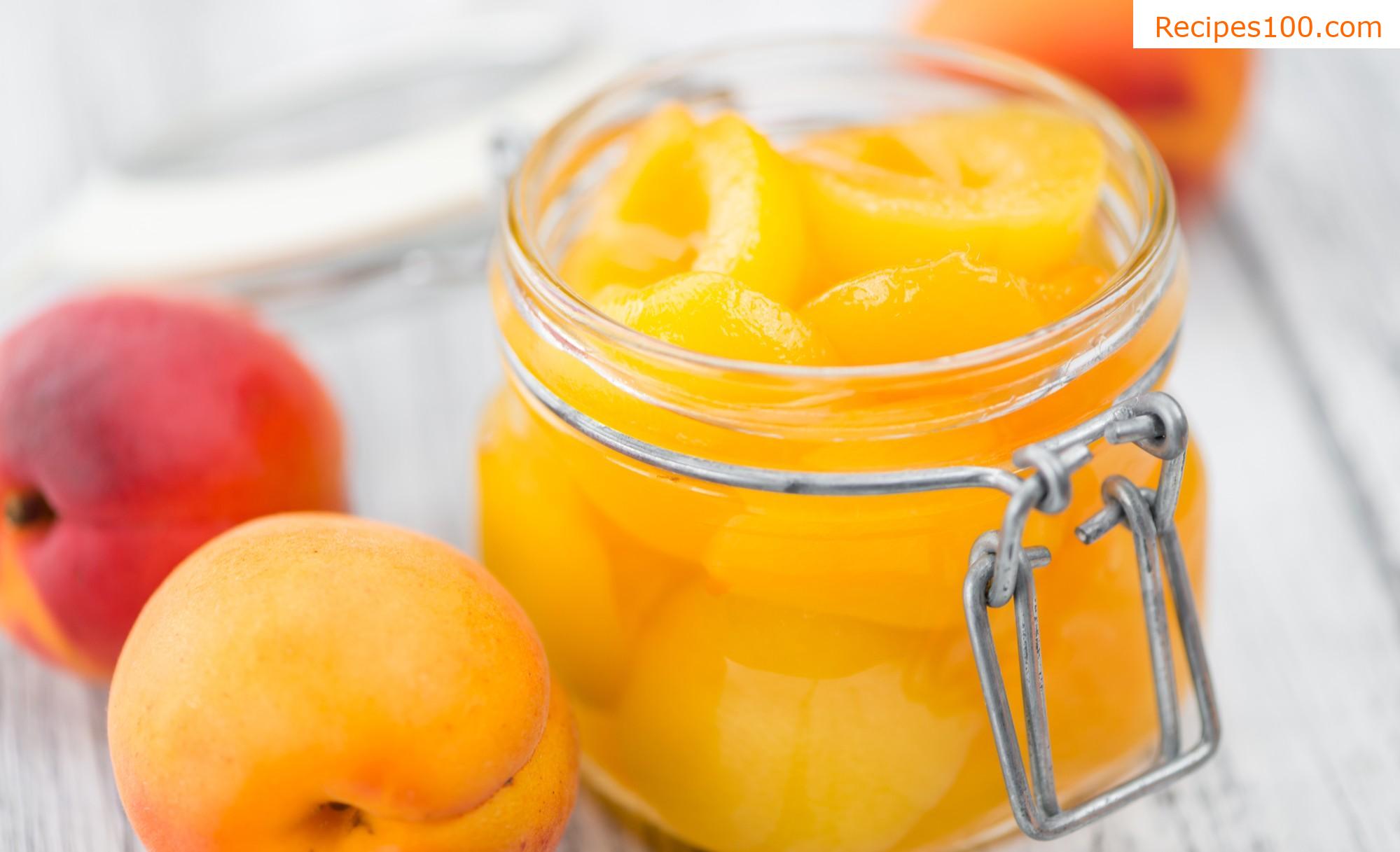 Canning apricots