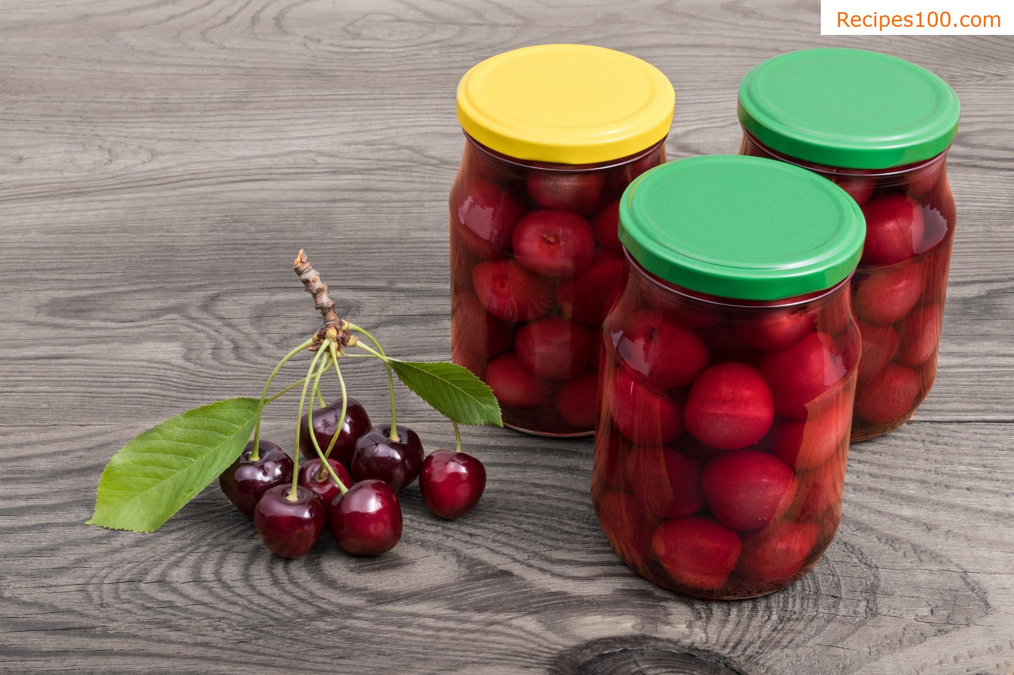 Canning cherries