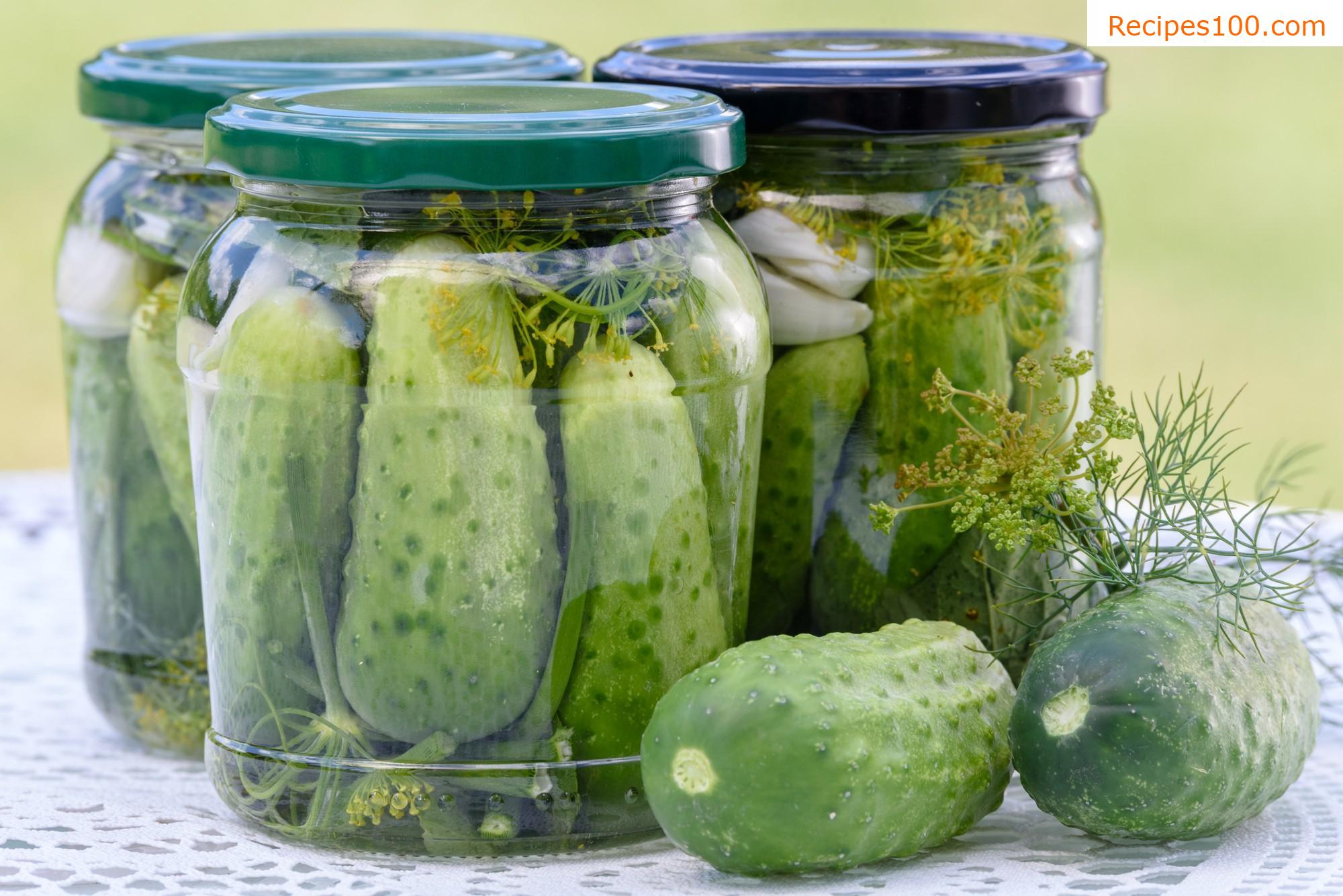 Canning cucumbers