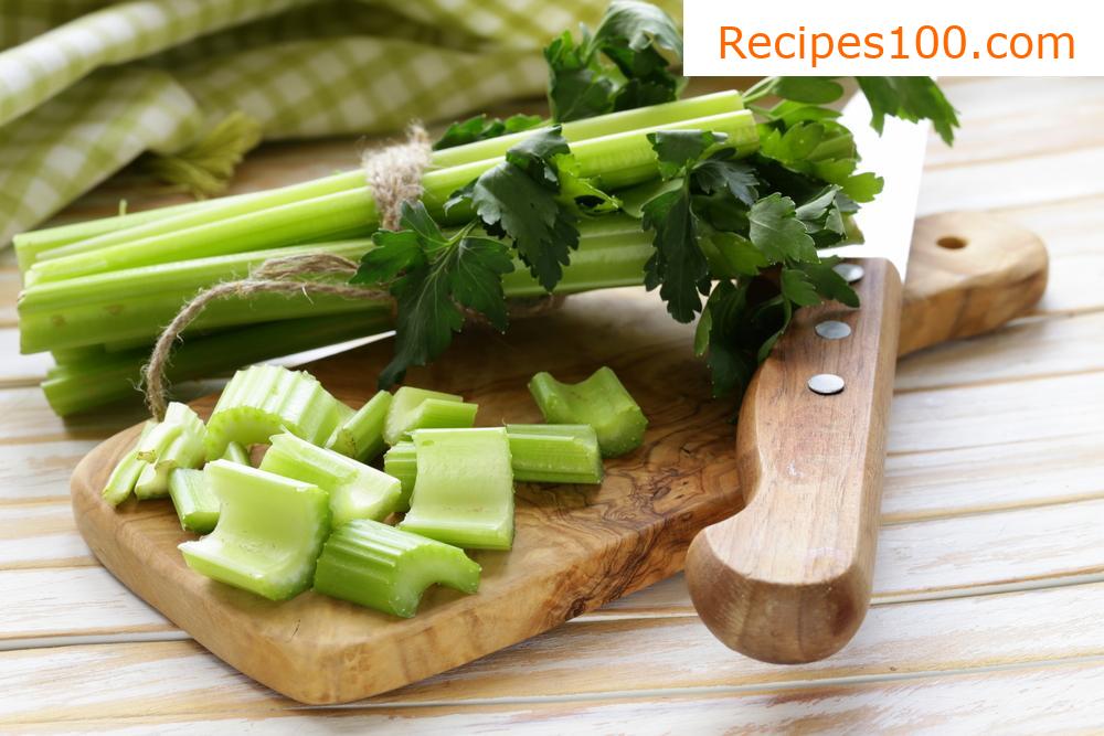 Celery stalk sauce