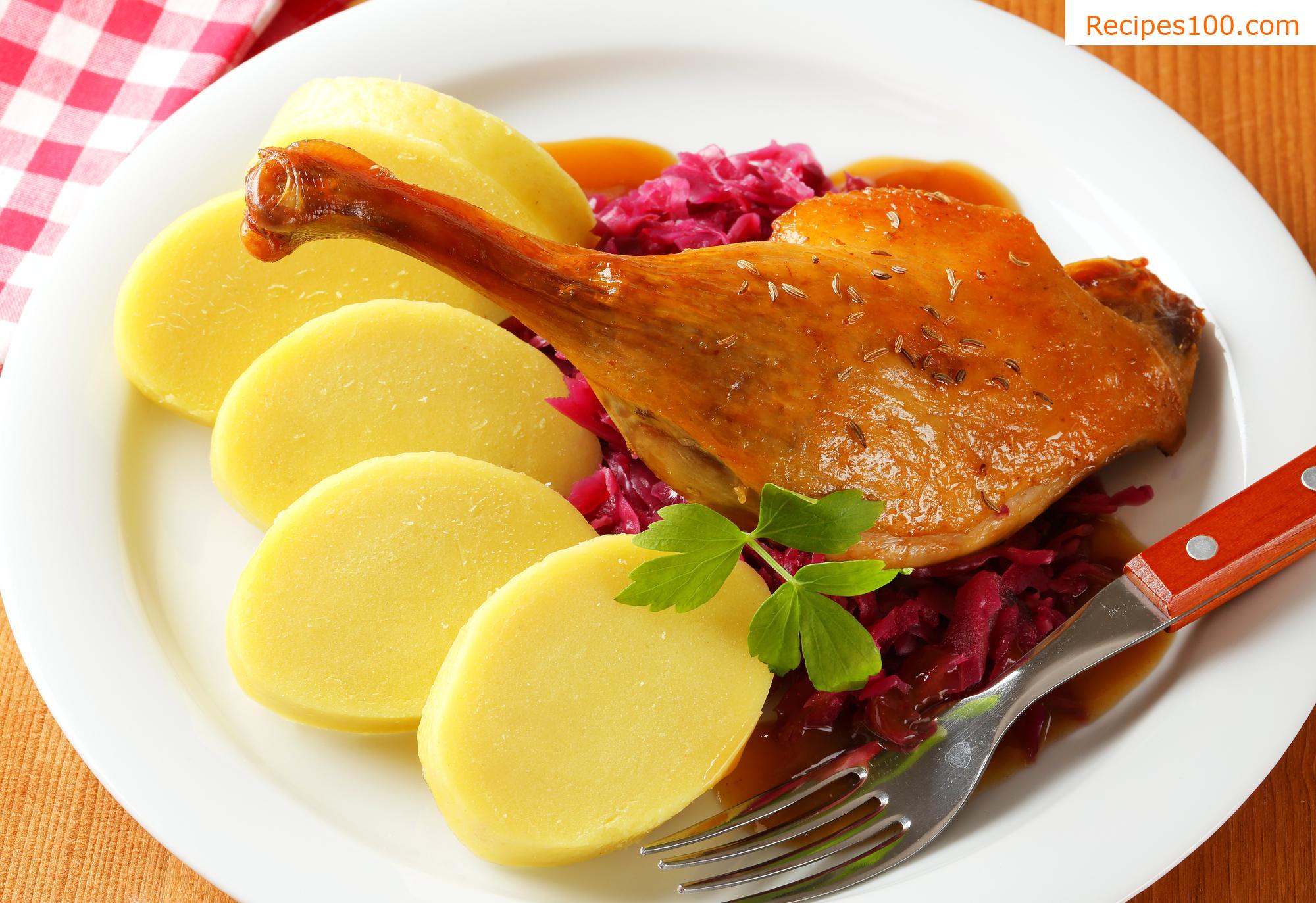 Chicken in duck