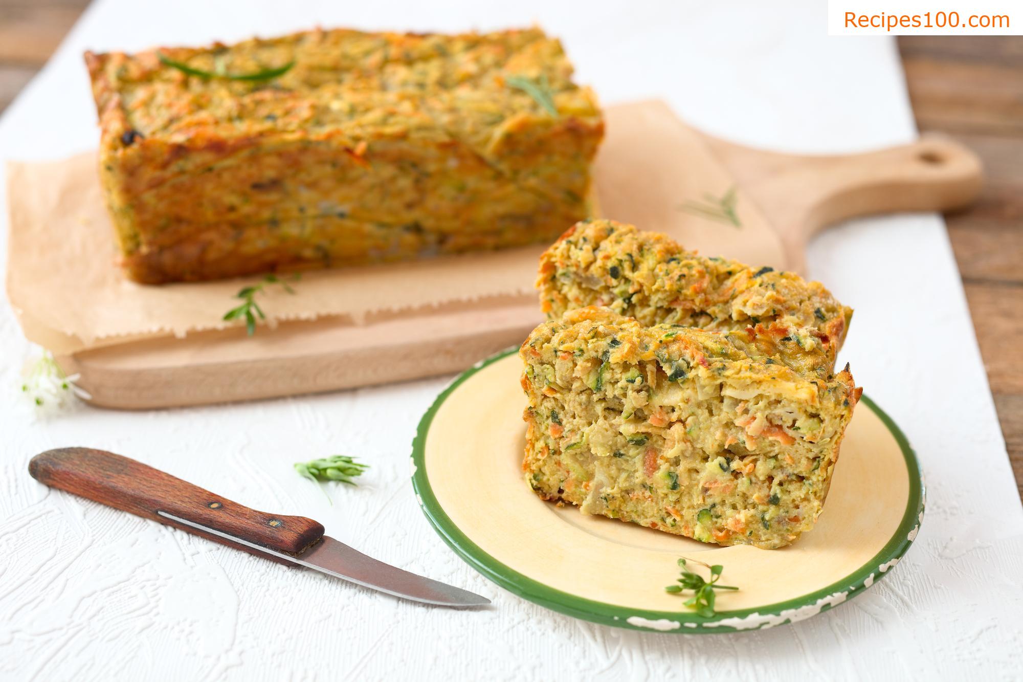 Chickpea-soy mixture for meatloaf or vegetable filling