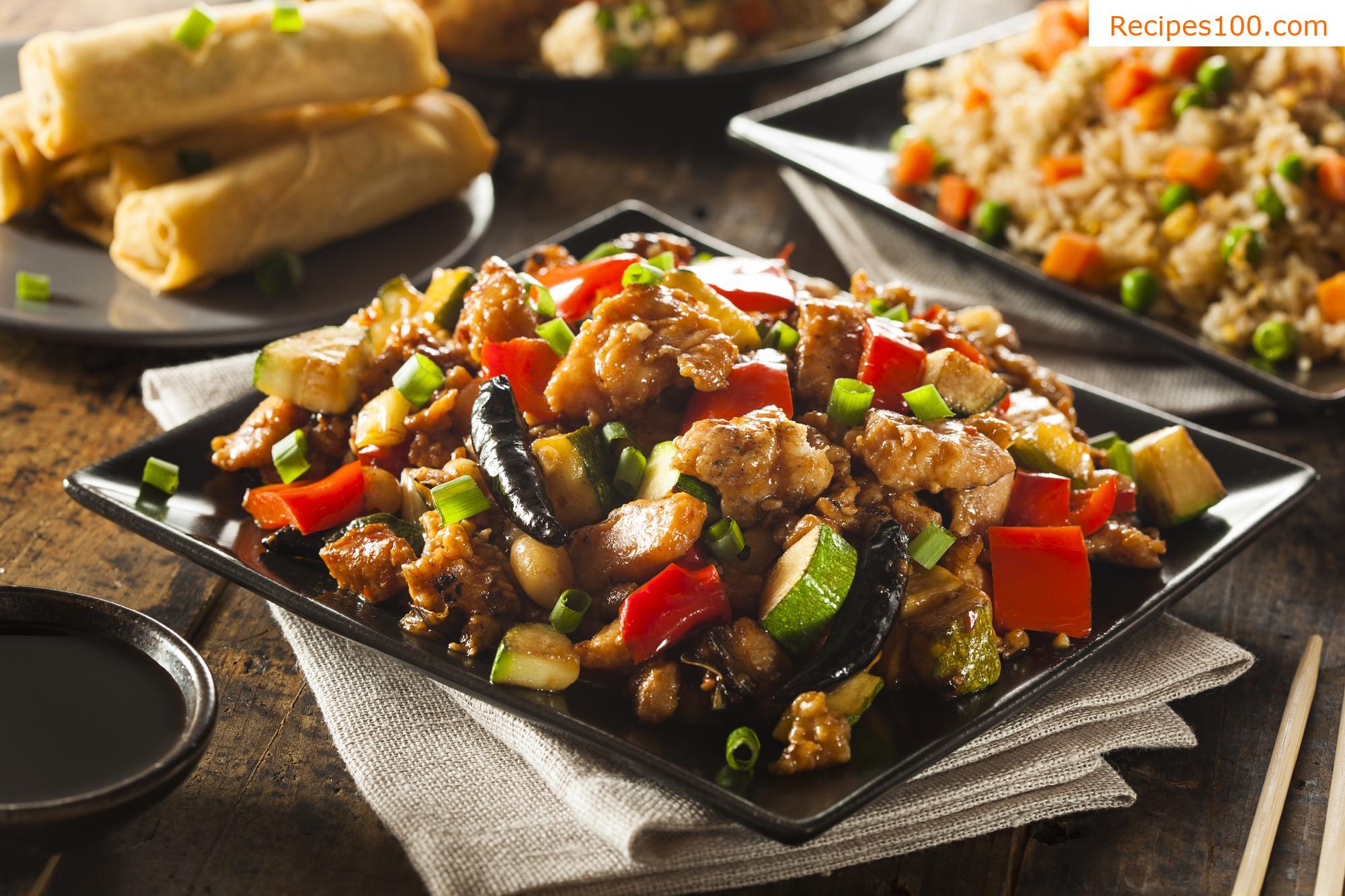 Chinese-style roasted chicken