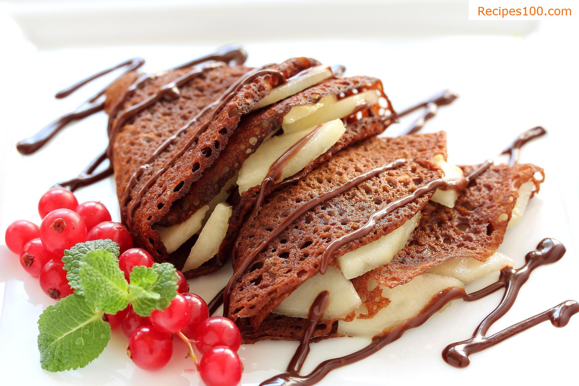 Chocolate pancakes