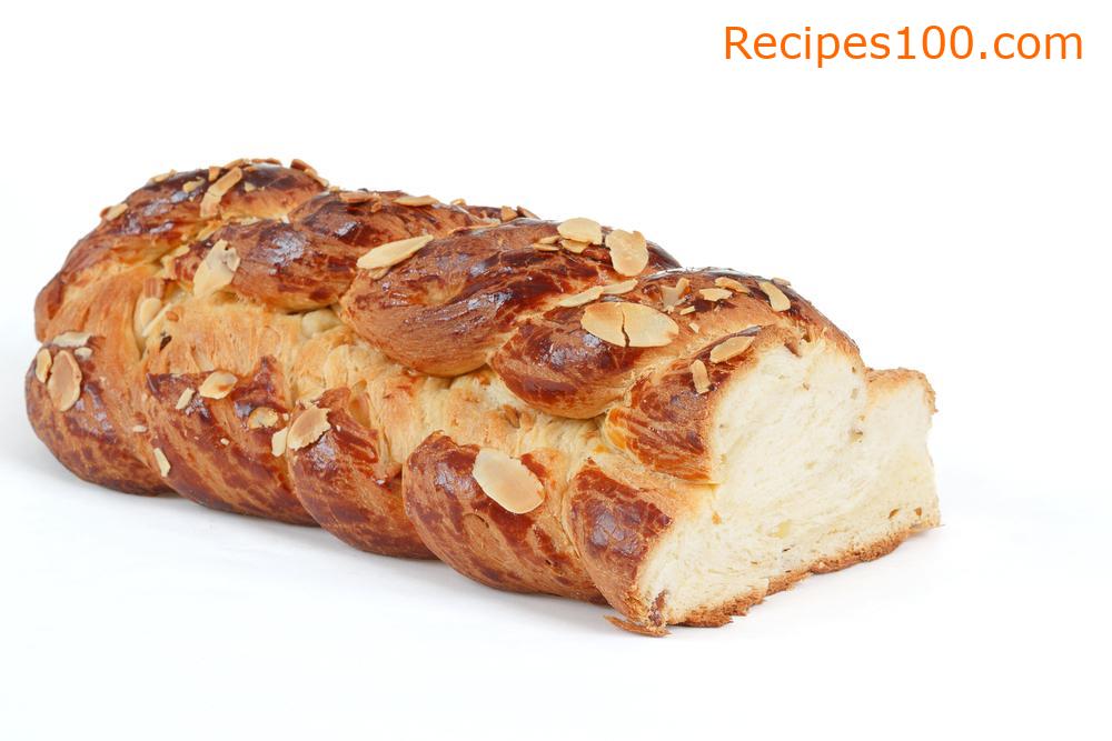 Christmas bread with cottage cheese and cream without fermentation