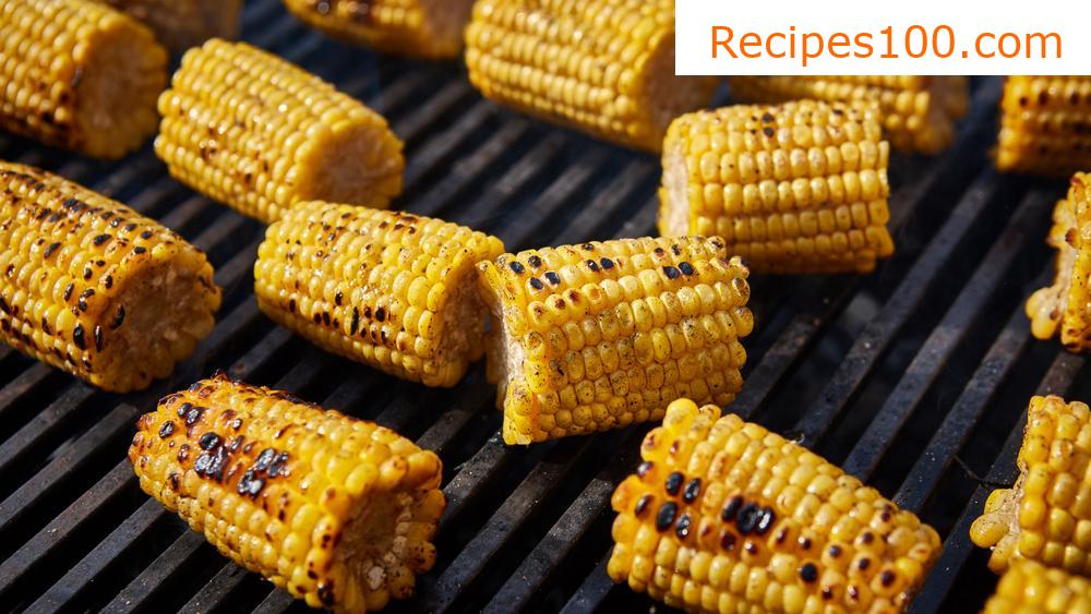Corn in vegetable for oven and grill