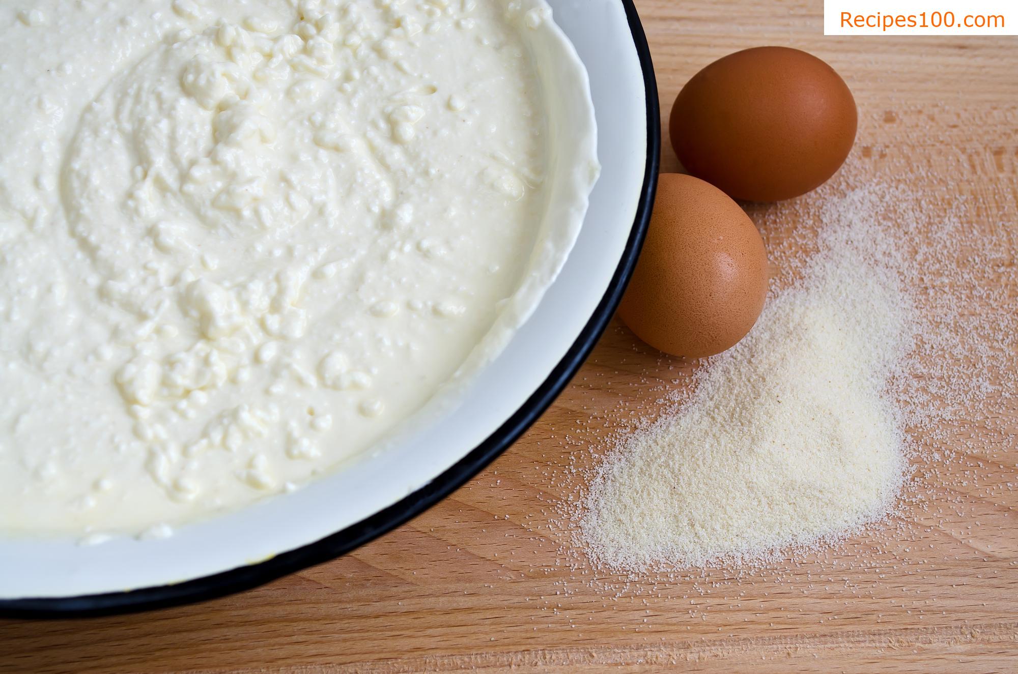 Cottage cheese dough strudel