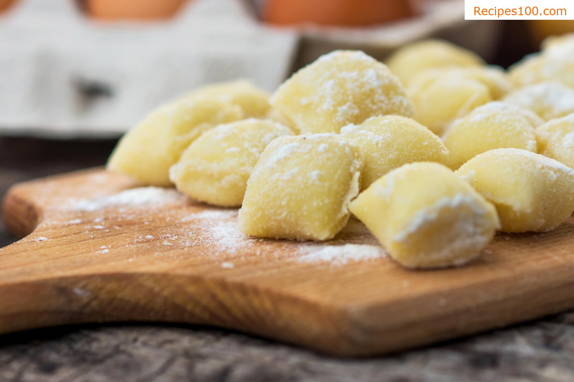 Cottage cheese dumplings