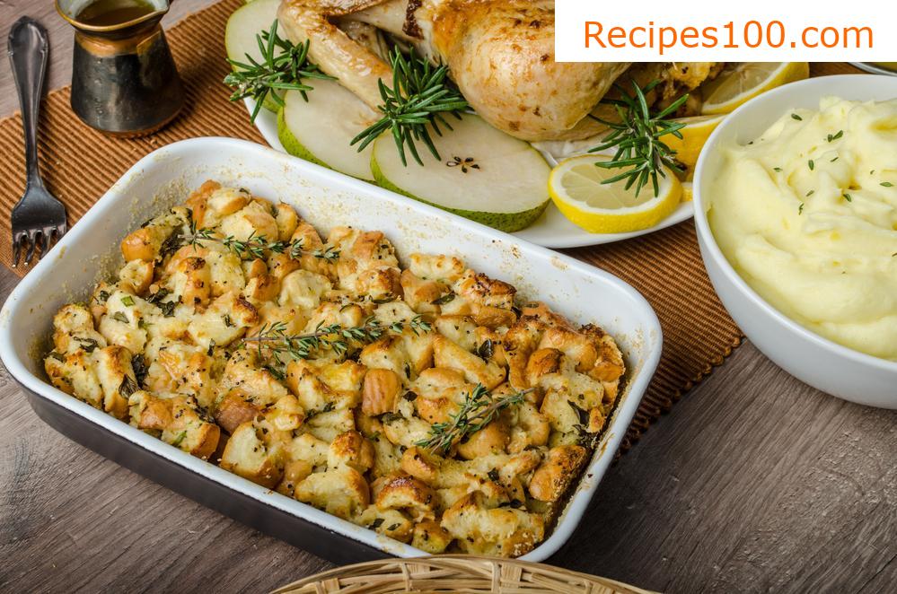 Easter stuffing with smoked meat