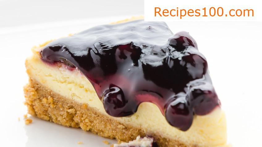 Easy and delicious blueberry cheesecake by Líza