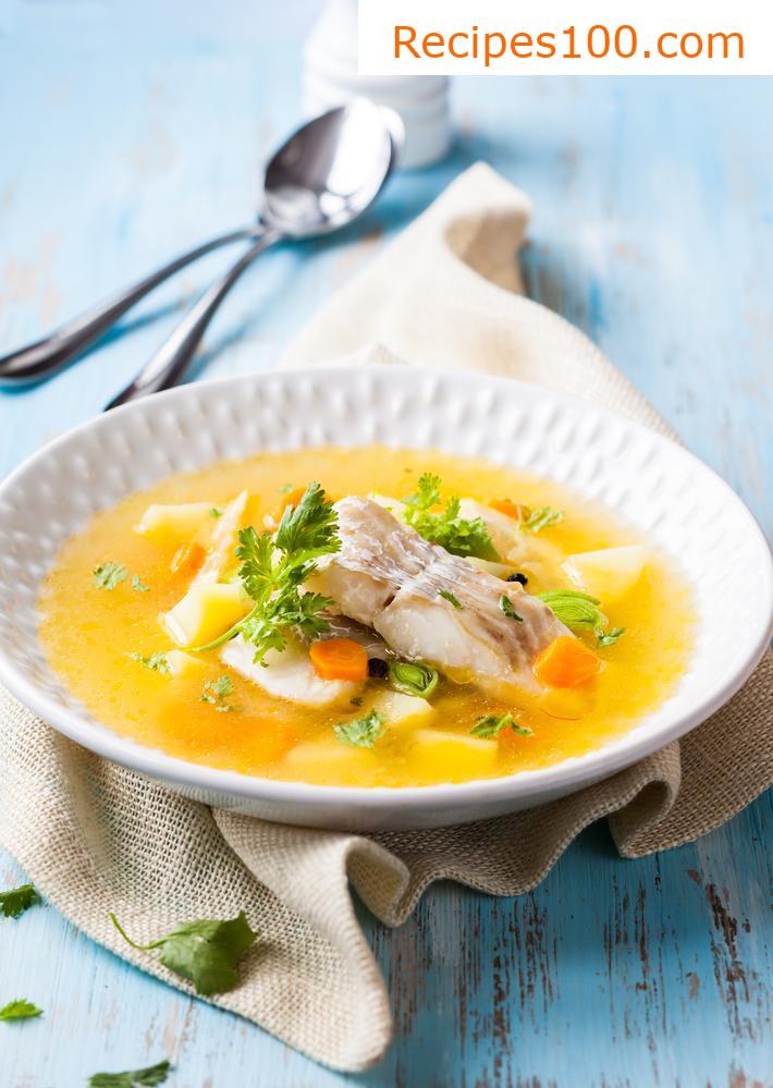 Fake fish soup