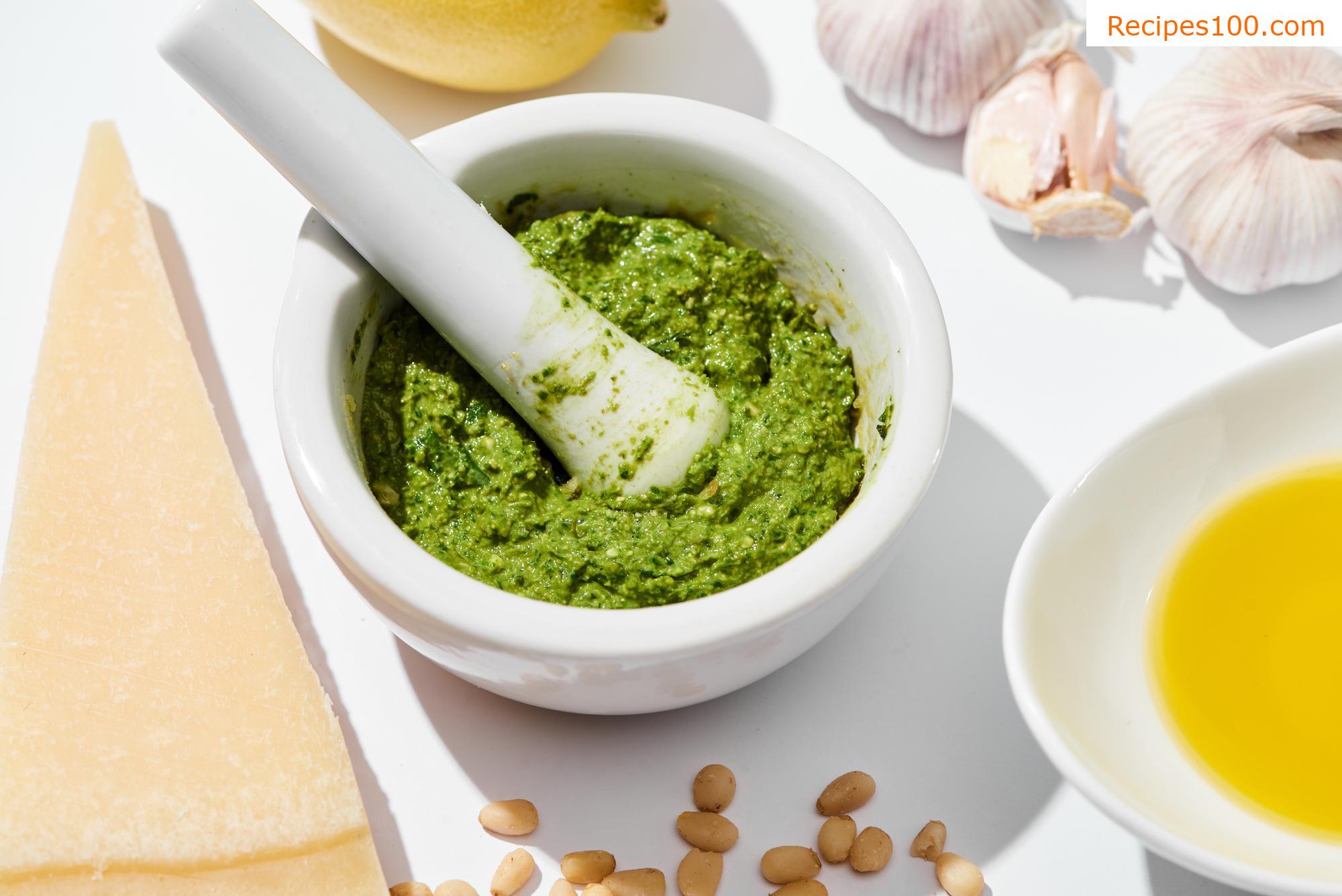 Garlic pesto