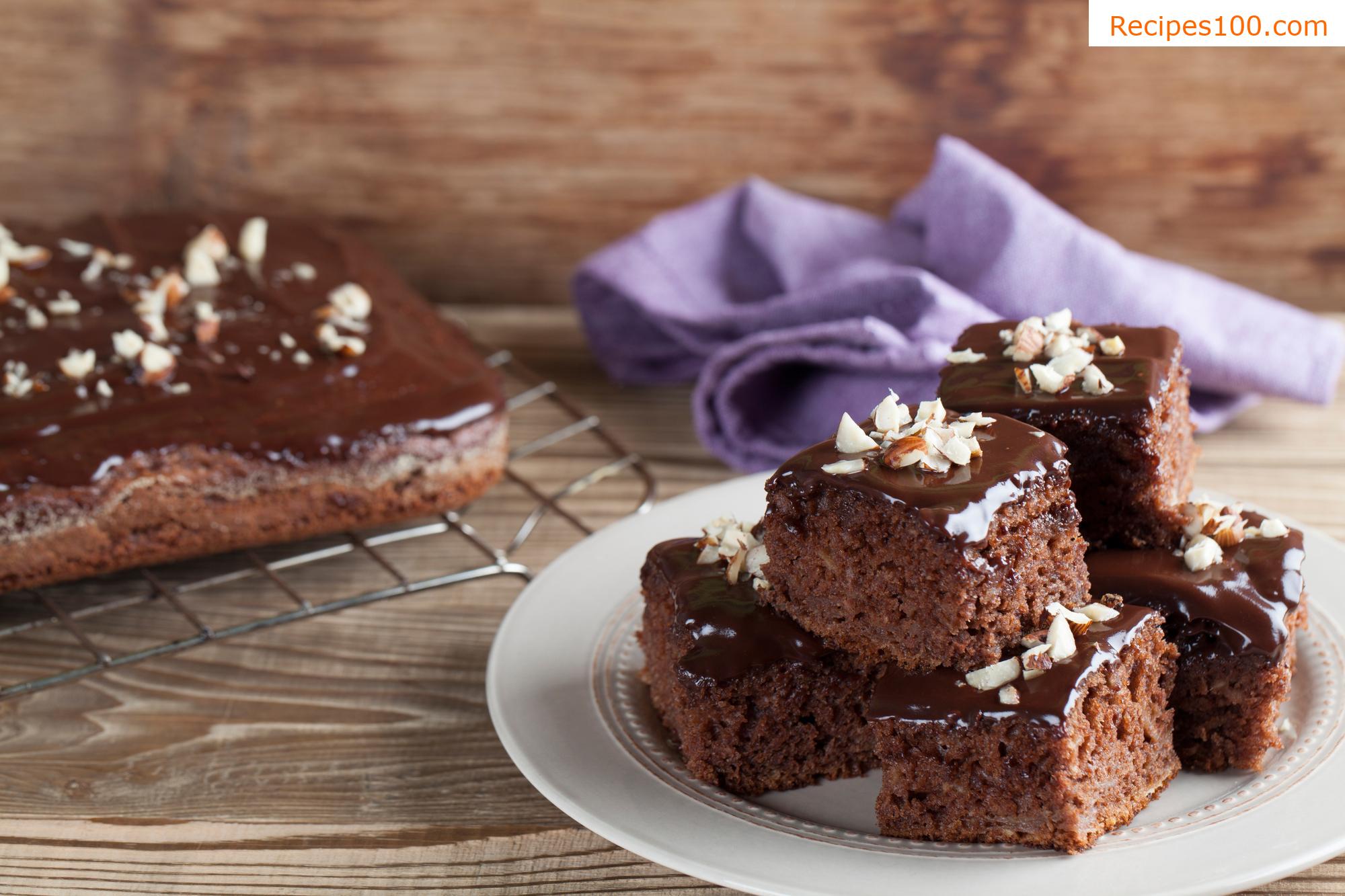 Gingerbread on a tray
