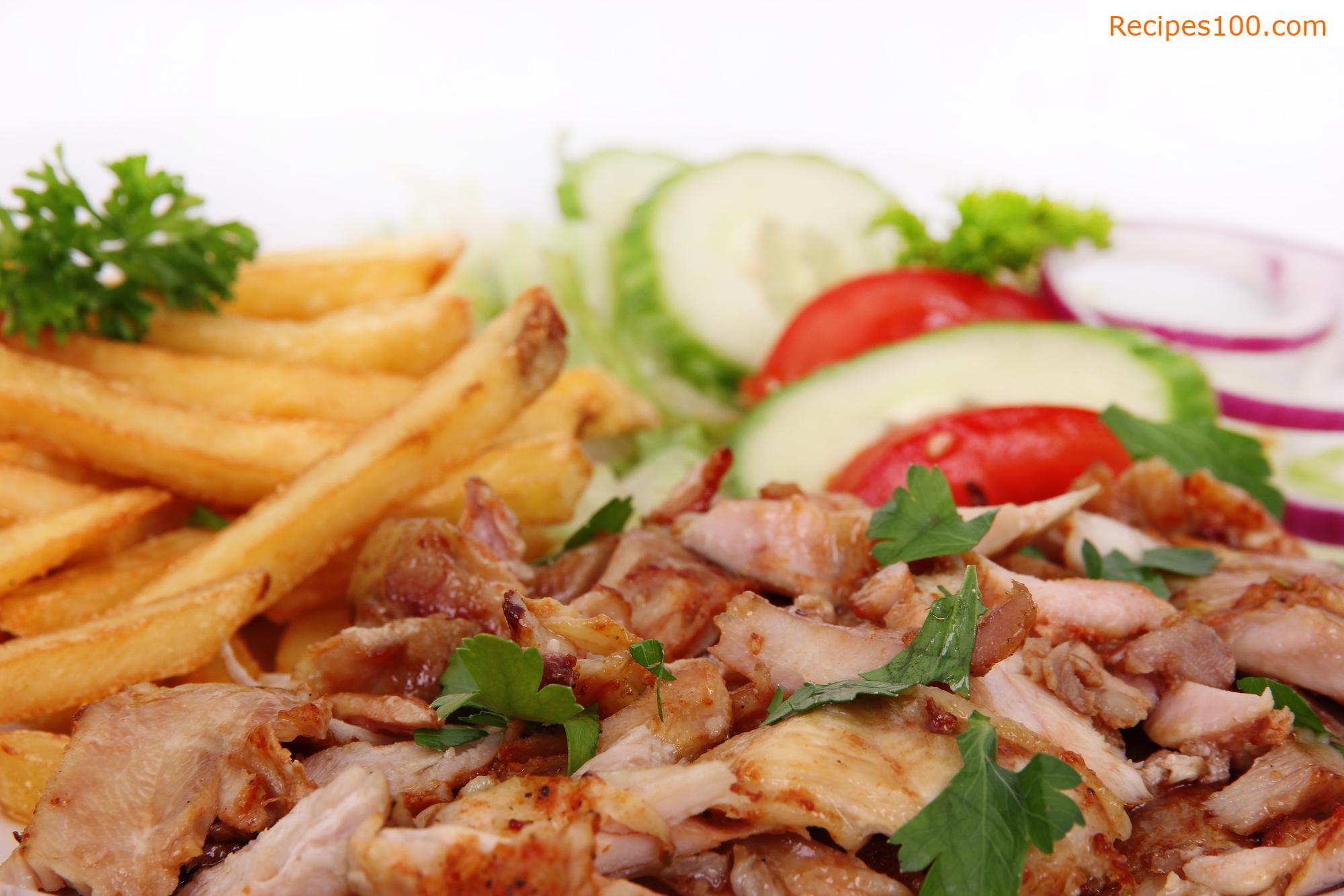 Gyros - pork strips