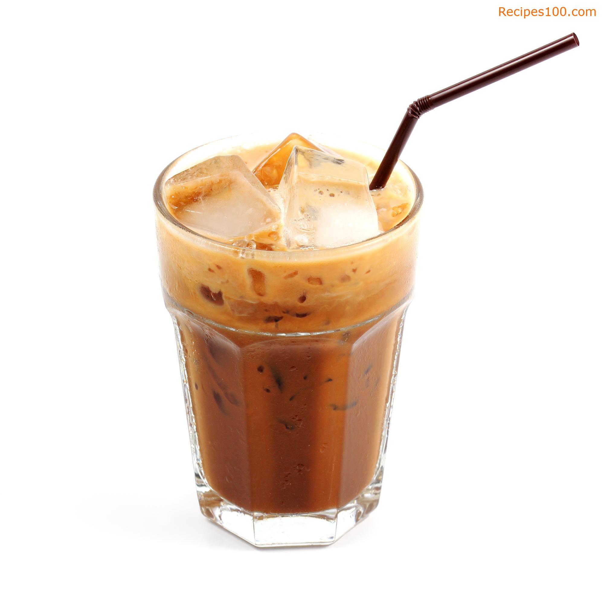 Iced homemade coffee