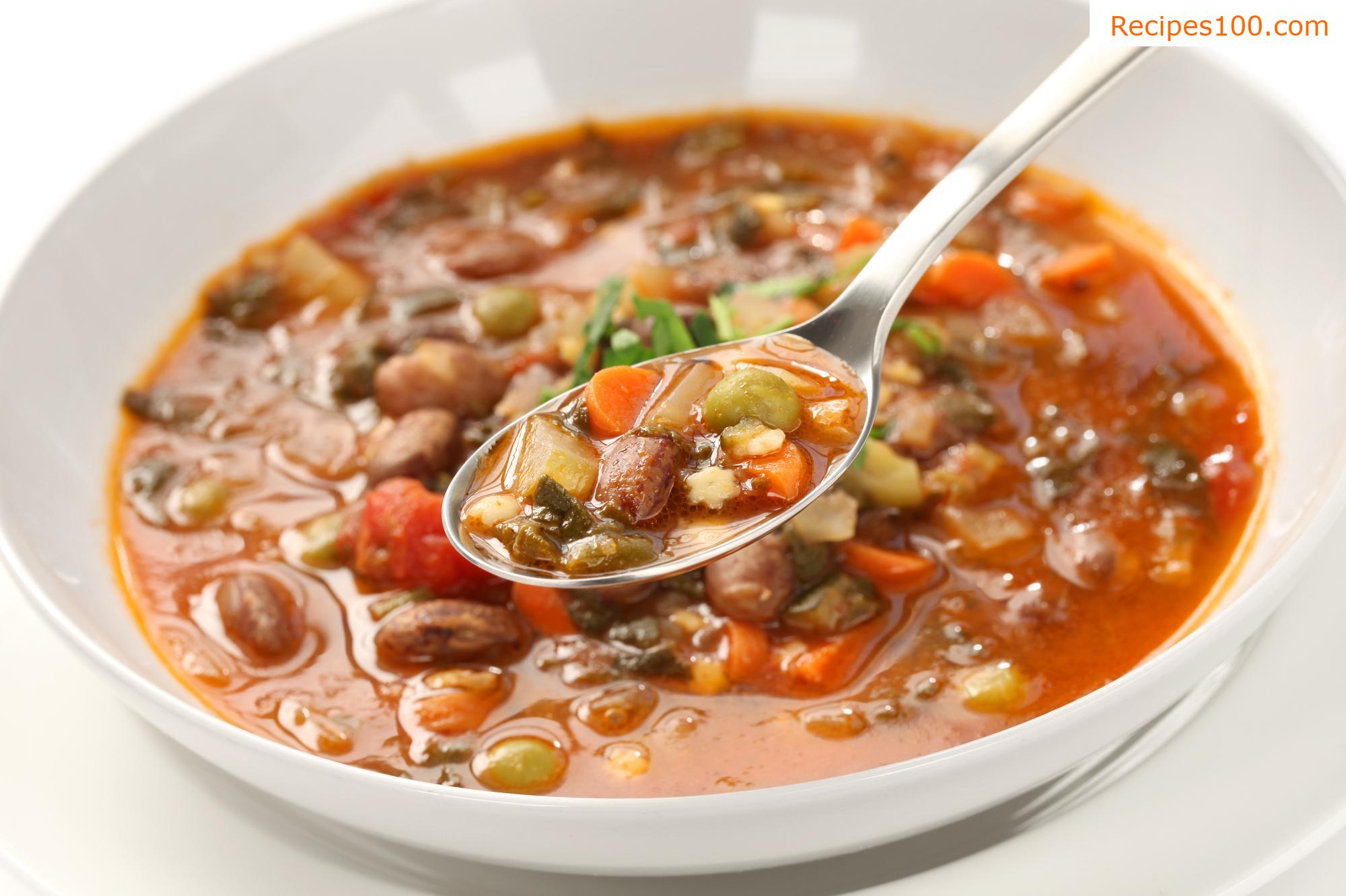 Italian Minestrone soup