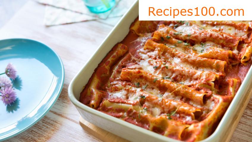 Lasagna with spinach