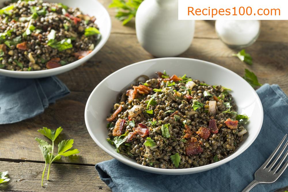 Lentils with vegetables