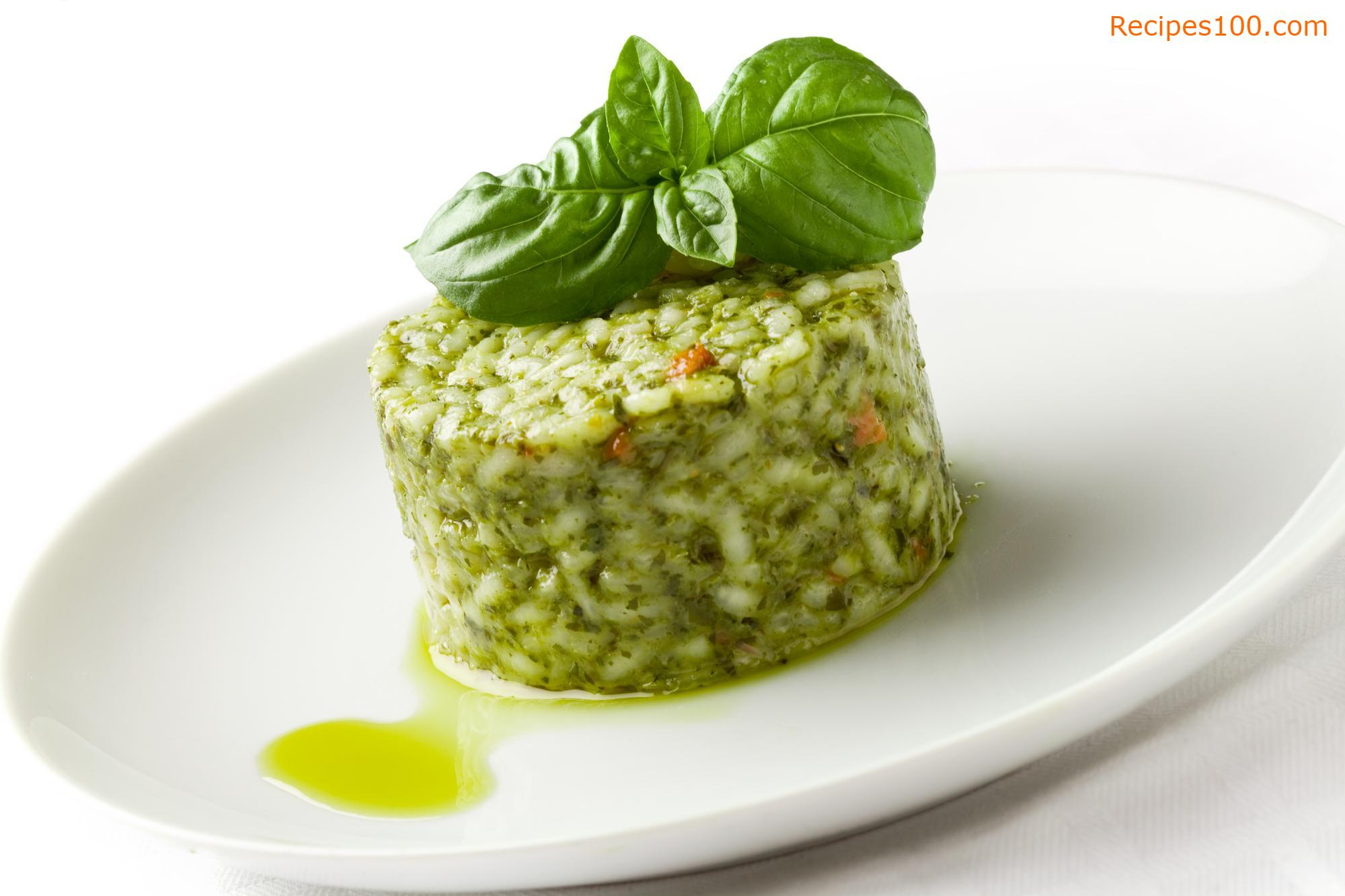 Light vegetable risotto