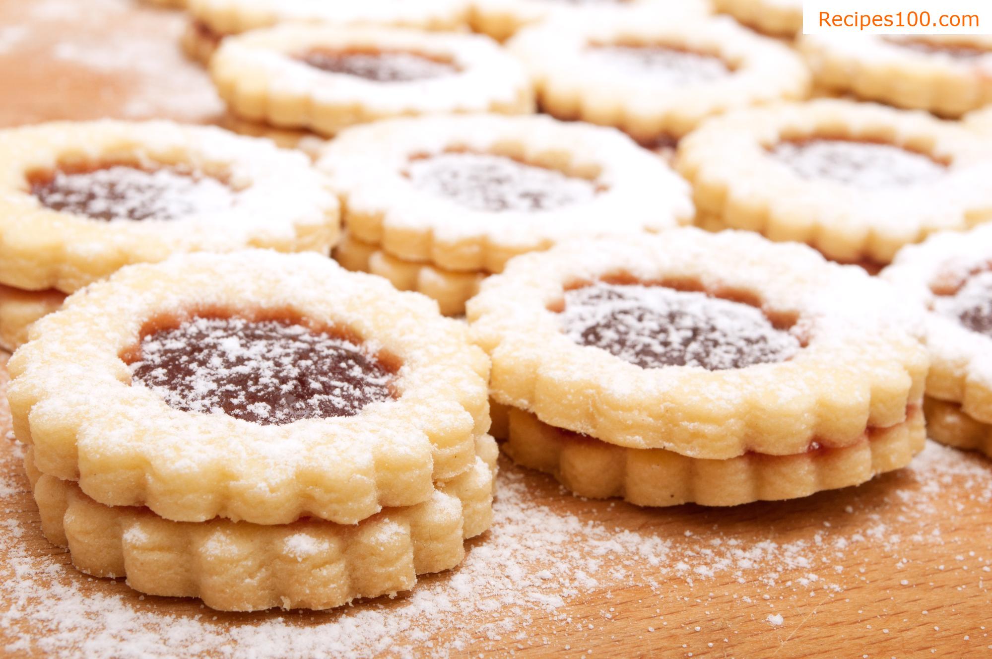 Linzer cookies