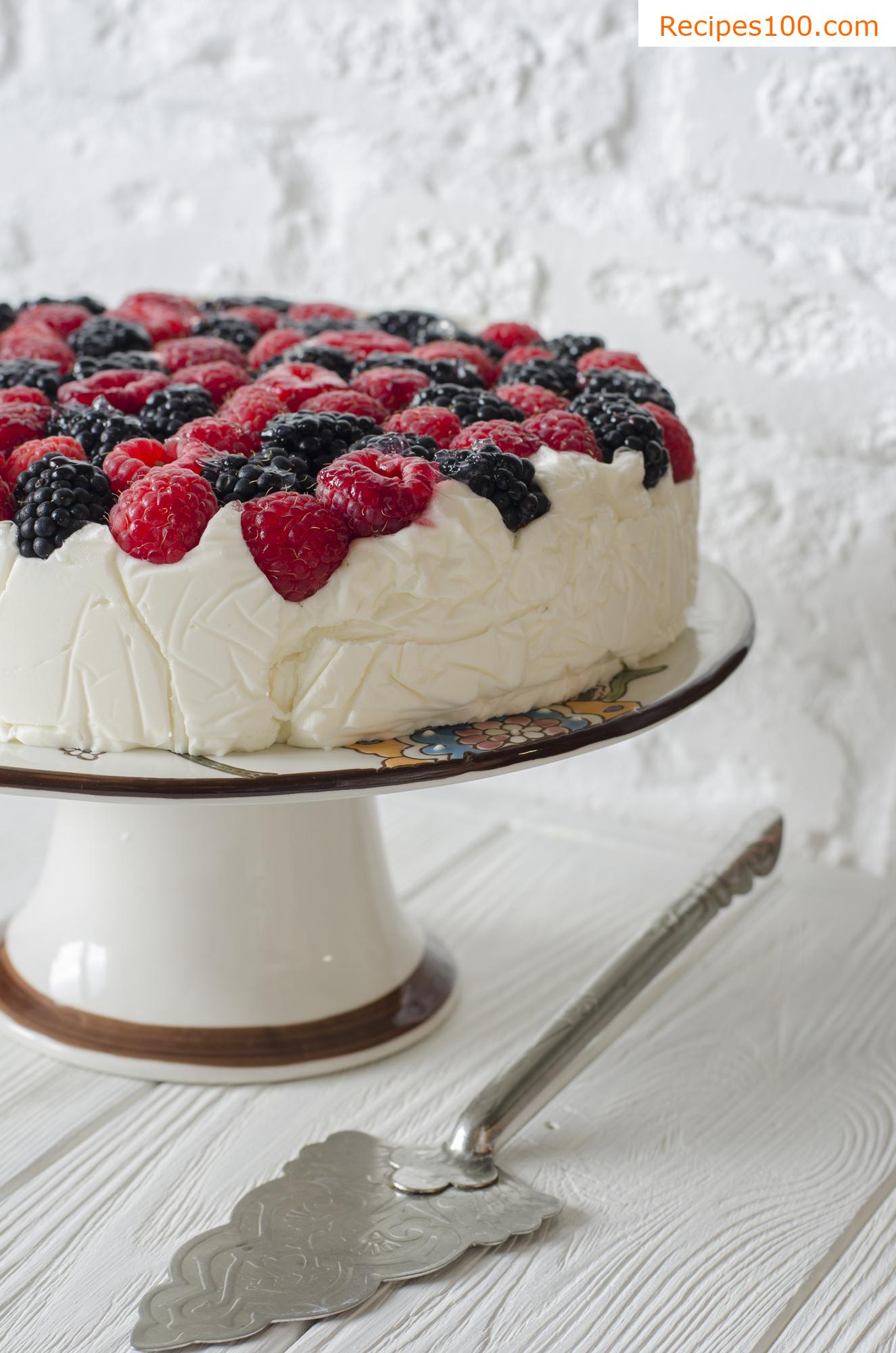 No-bake cream cake