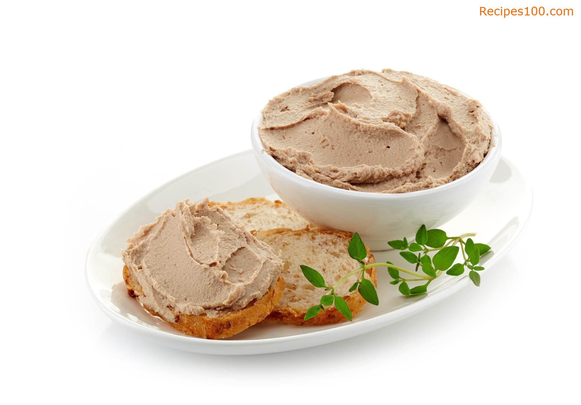 Pâté made from poultry liver