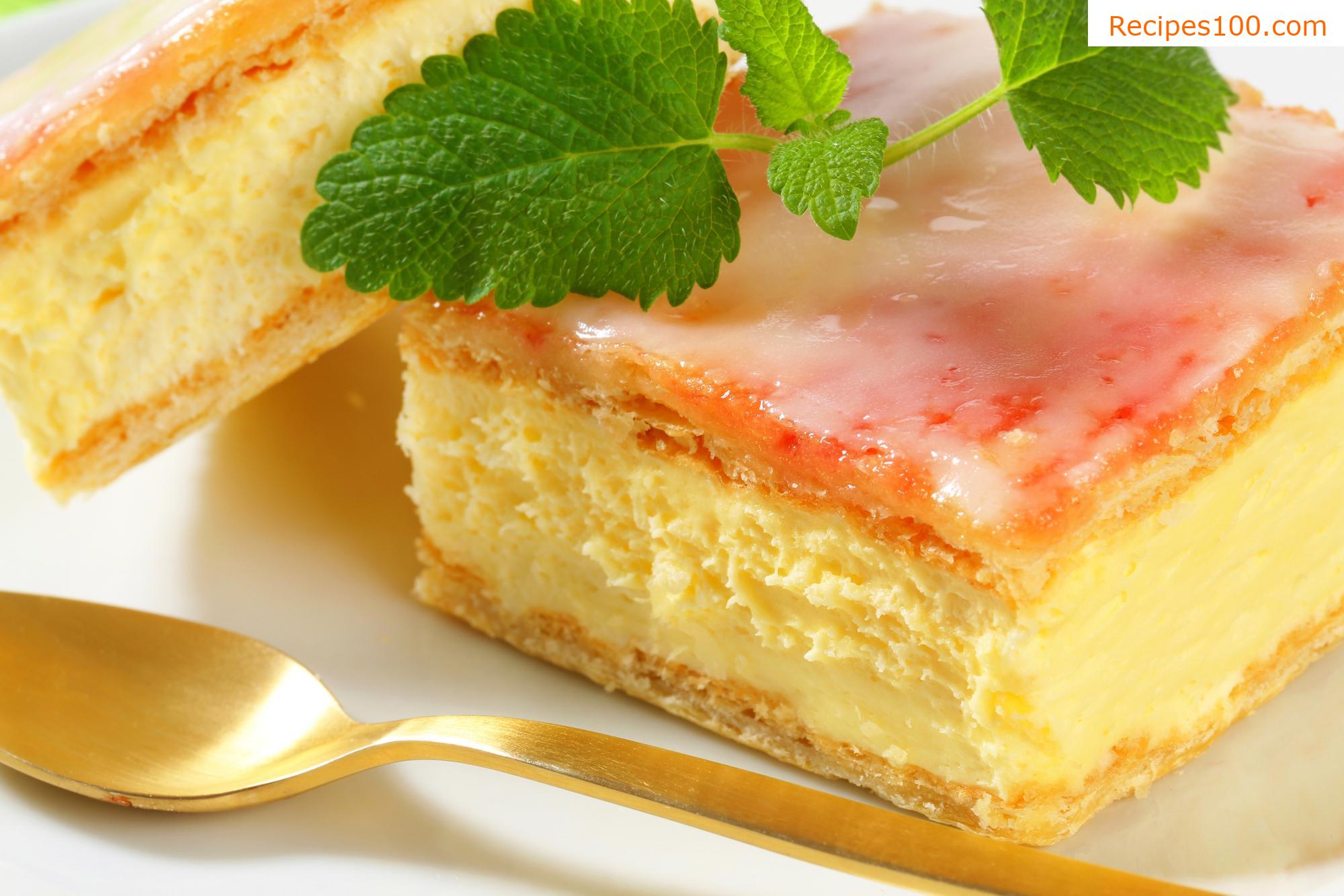 Pineapple pudding cake