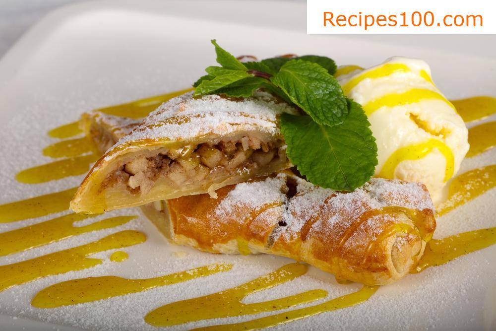 Puff pastry for strudel