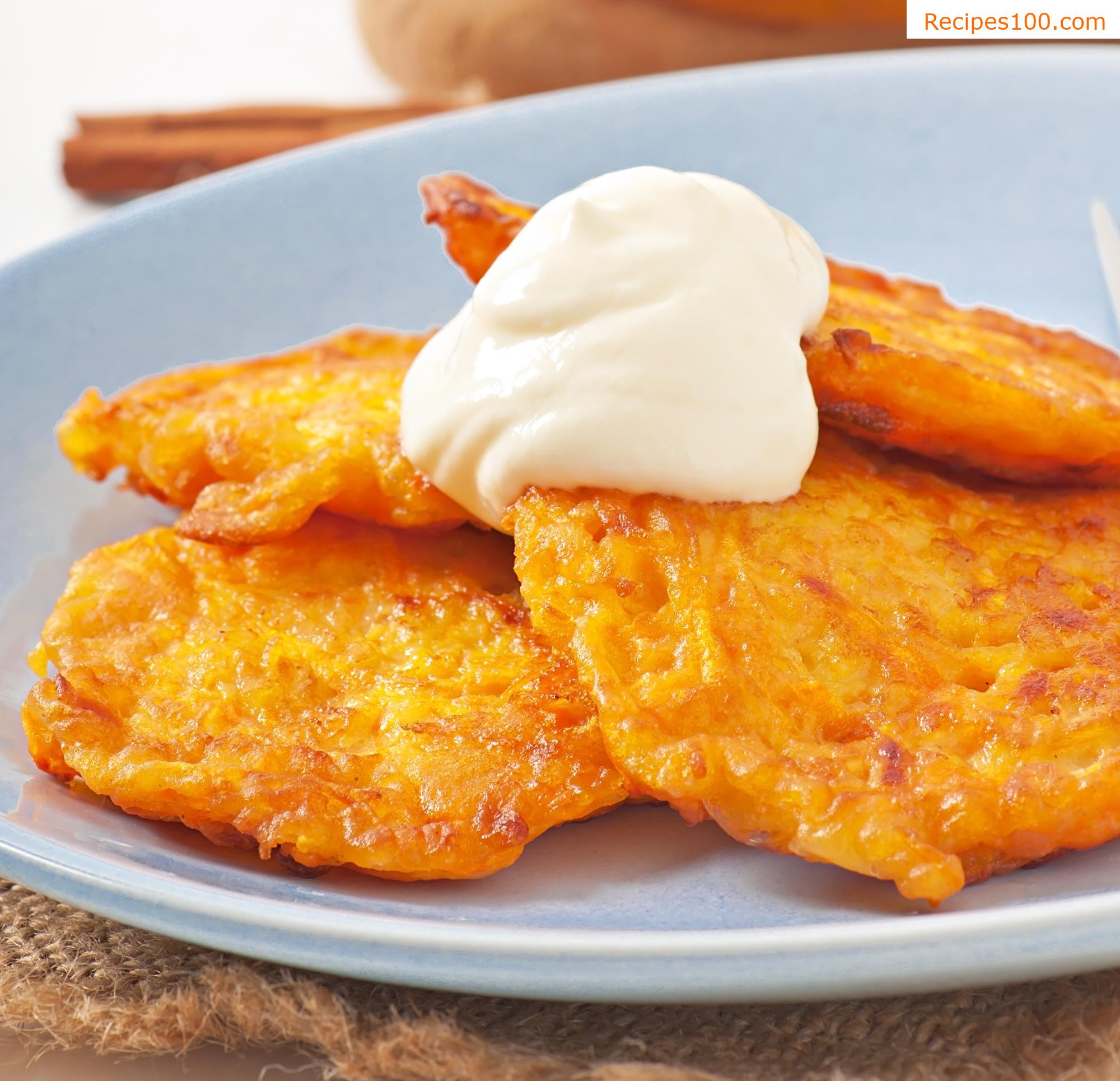 Pumpkin Potato Pancakes (Potato Pancakes with Pumpkin)