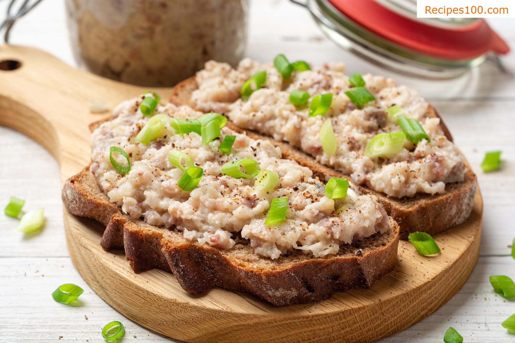 Quick fish spread in tomato