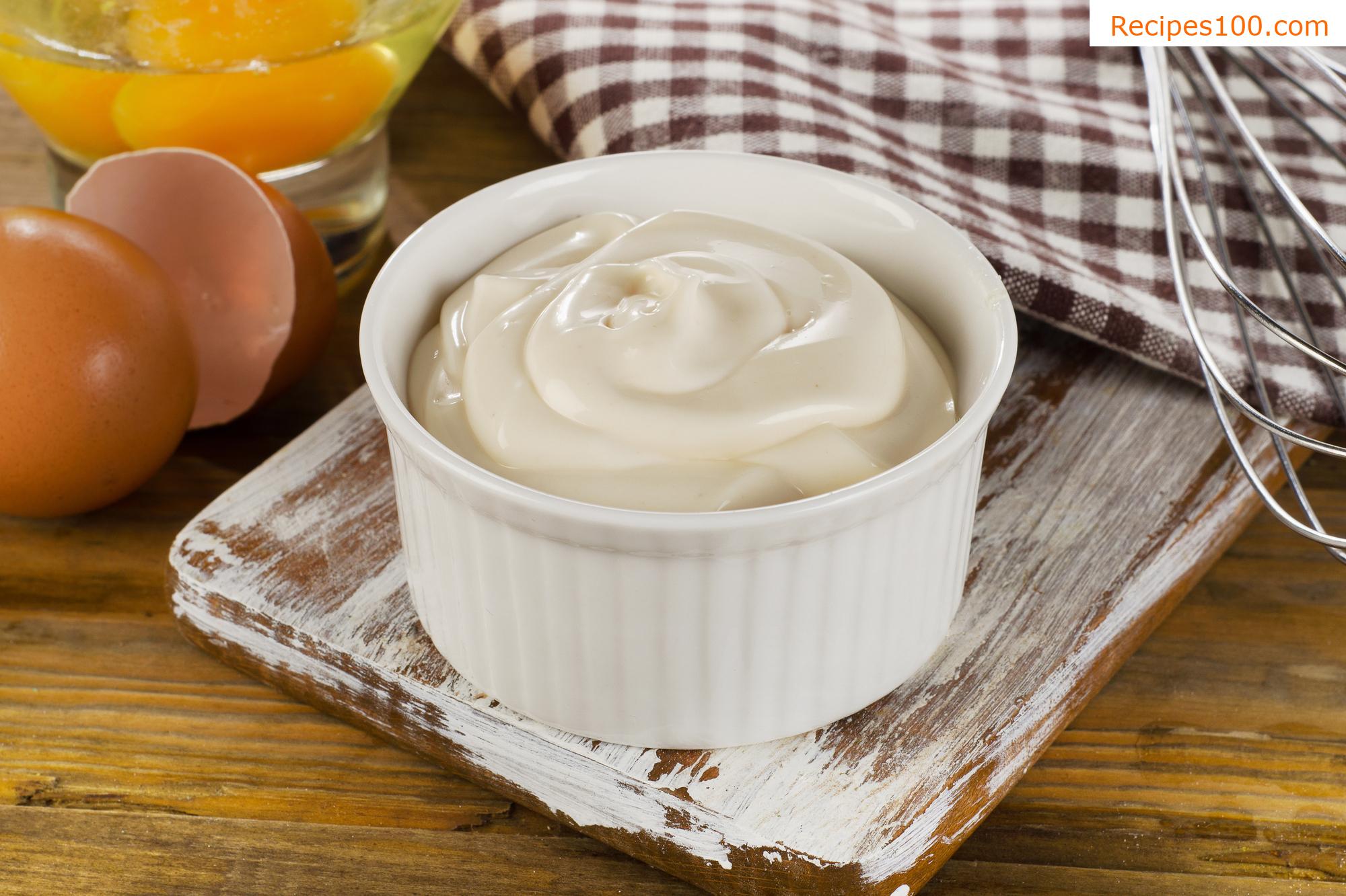 Quick homemade mayonnaise