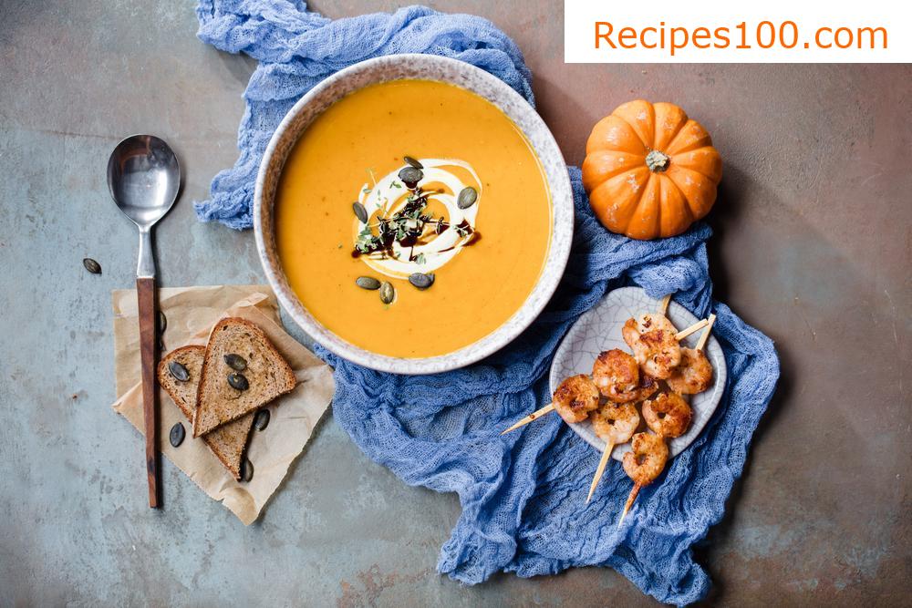 Roasted pumpkin soup