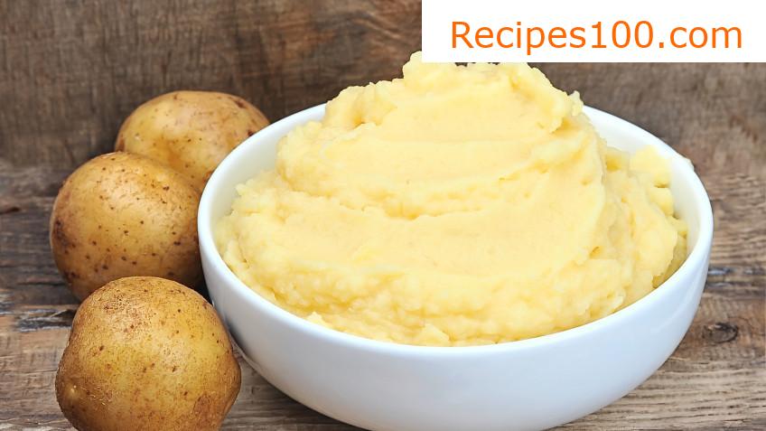 Smetana's potato puree with sweet potatoes