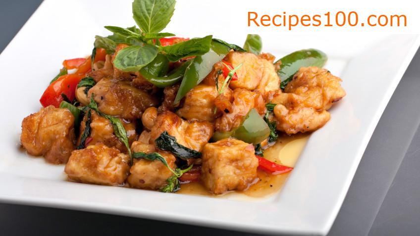 Spicy chicken meat