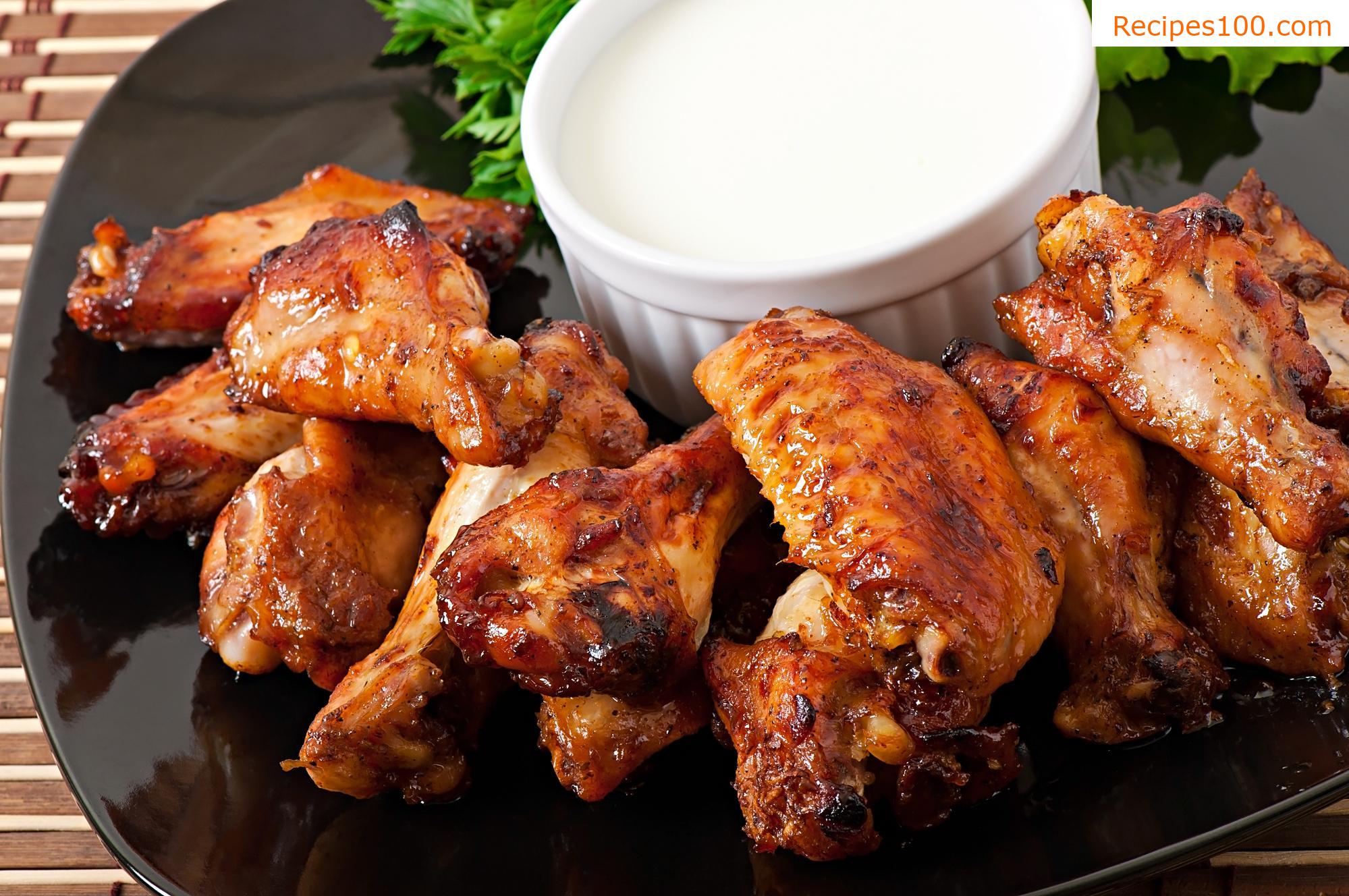 Spicy chicken wings