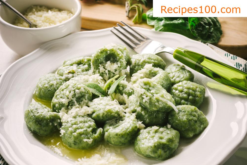 Spinach dumplings