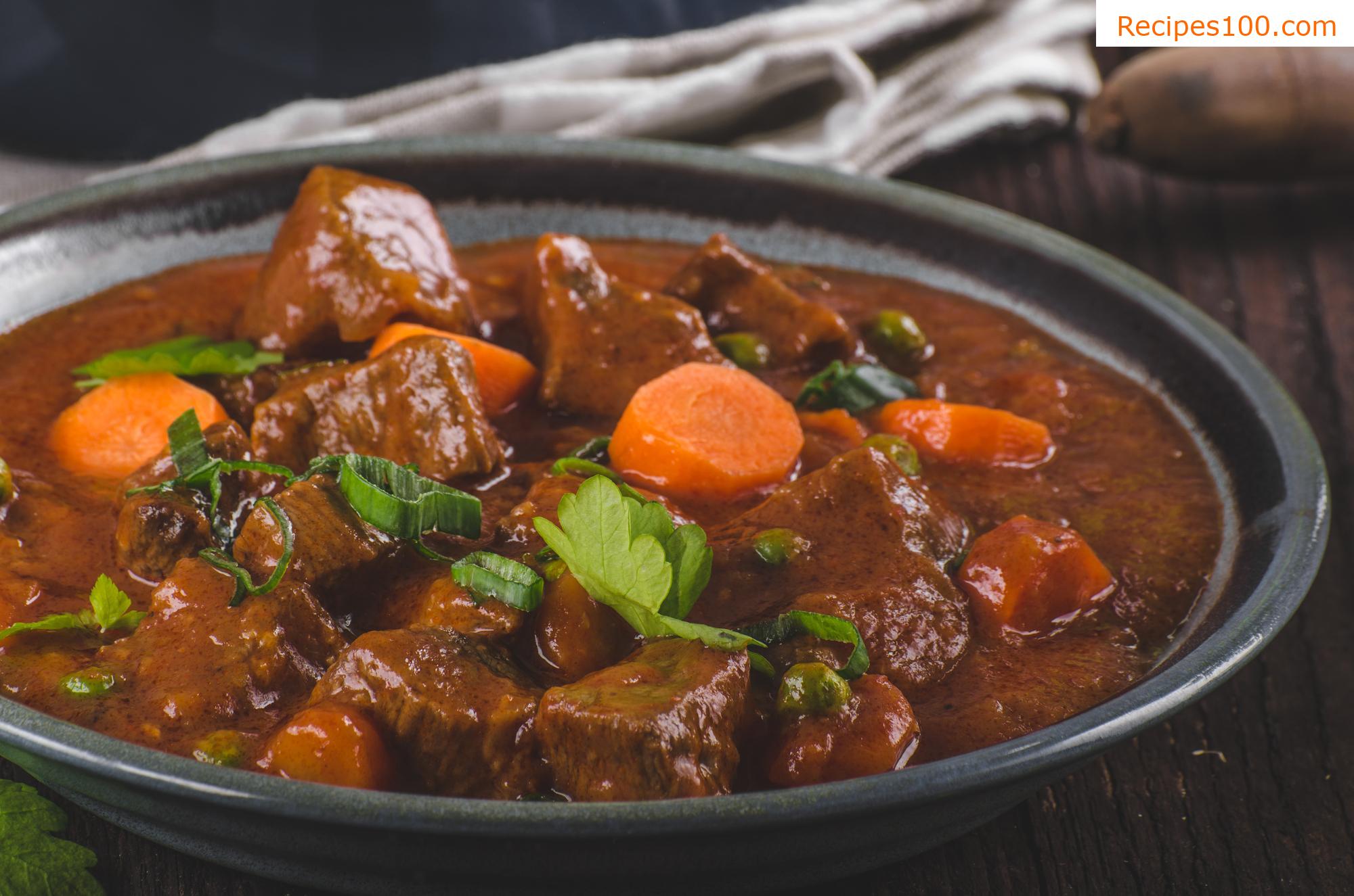 Stewed beef