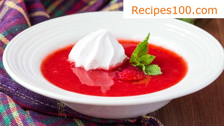 Strawberry gazpacho