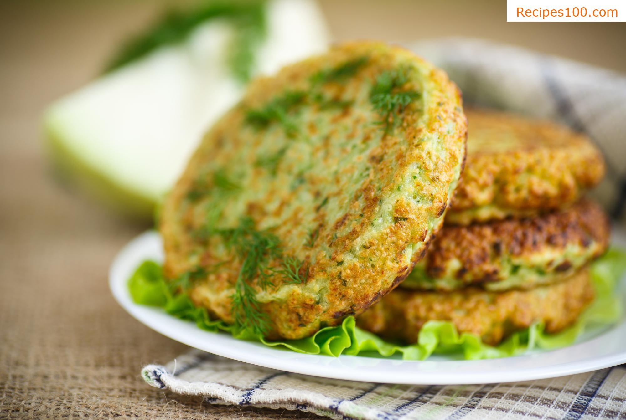 Stuffed Zucchini Patties