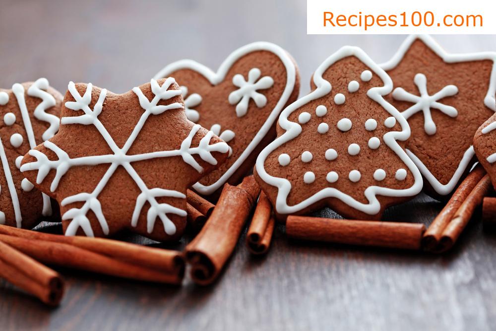 White icing for gingerbread