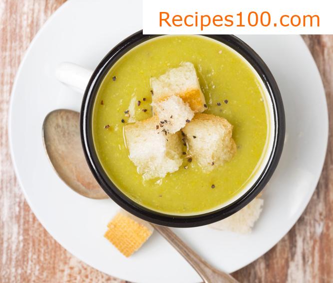 Zucchini cream soup
