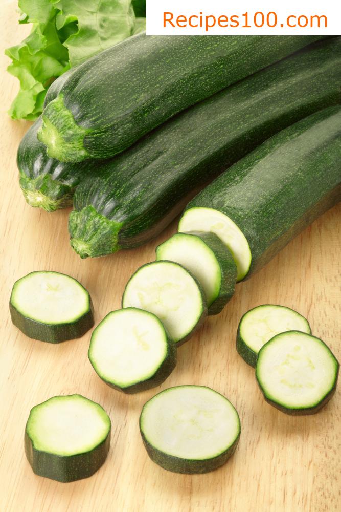 Zucchini meatloaf with vegetables