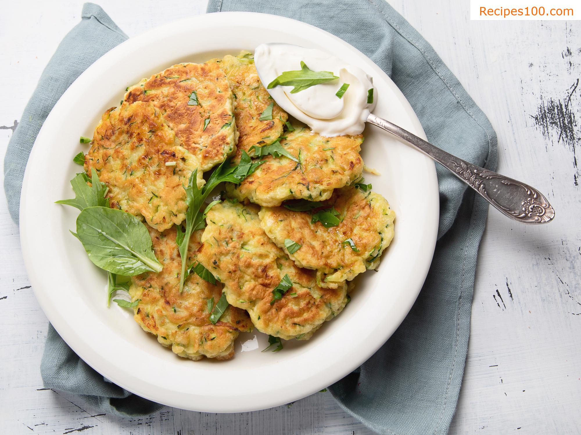 Zucchini pancakes